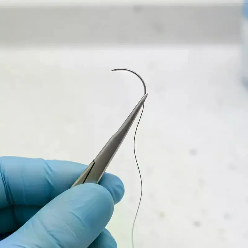 Dental Suture Kit 12PCS Silk Surgical Needle Thread Educational Training Tool for Medical School Practice