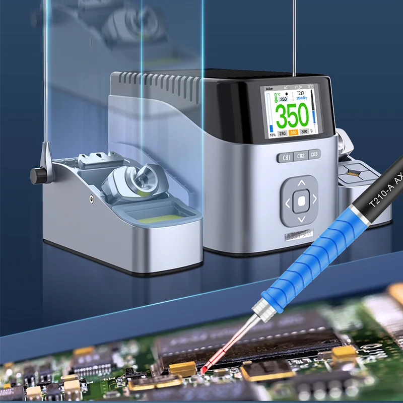 

Professional T410 Soldering Station 45W-100W Peak AC Isolated Transformer for BGA/Motherboard