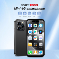SERVO S16 Mini 4G LTE Small Smartphone Android 12.0 OS Dual SIM Standby 64GB ROM Play Store WiFi Face Unlock 4.0\