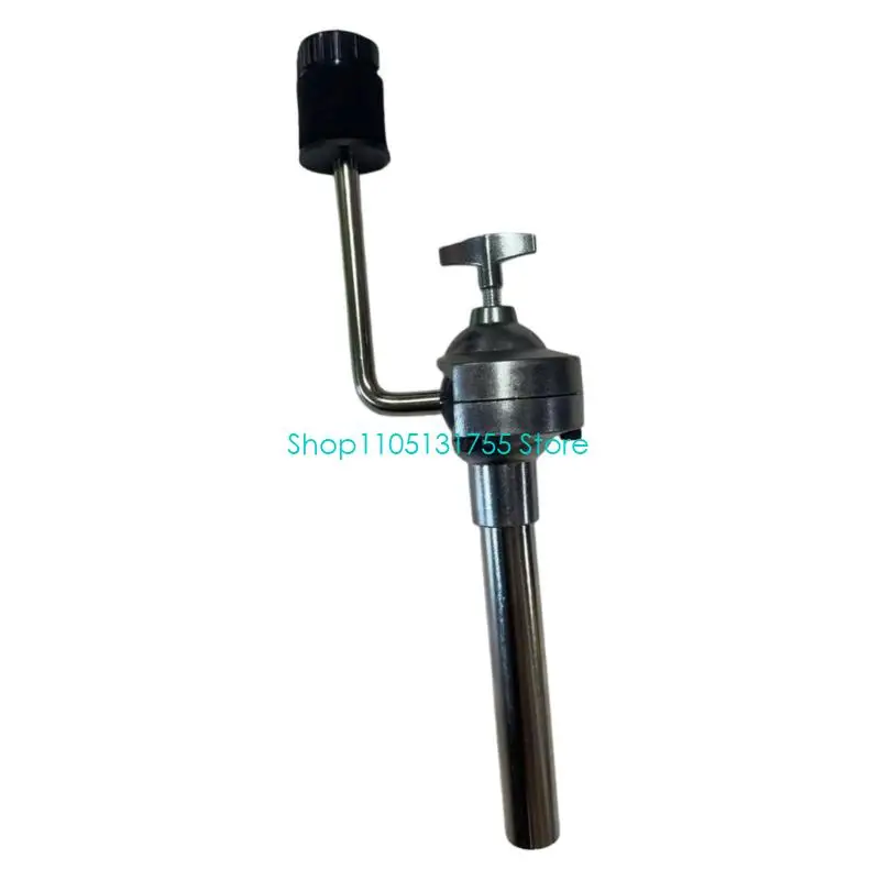 K0EF Zinc Alloy Drum Cymbal Stand L Rod Mount Metal Drum Arm Stand Rack For Stable And Portable Performances Enduring