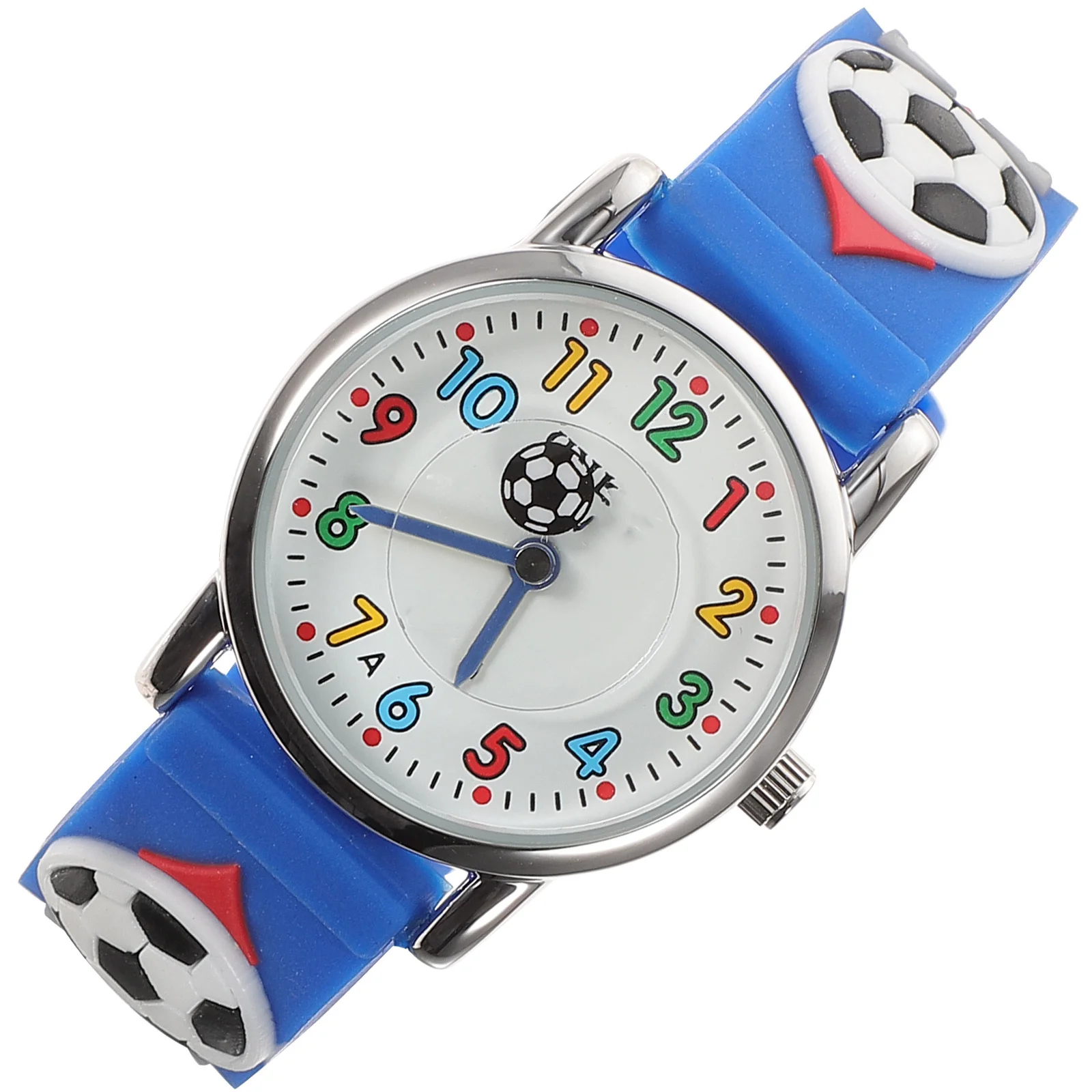 

Детские синие футбольные наручные часы с героями мультфильмов, прочный удобный ремешок, детские часы для мальчиков, детские часы с героями мультфильмов