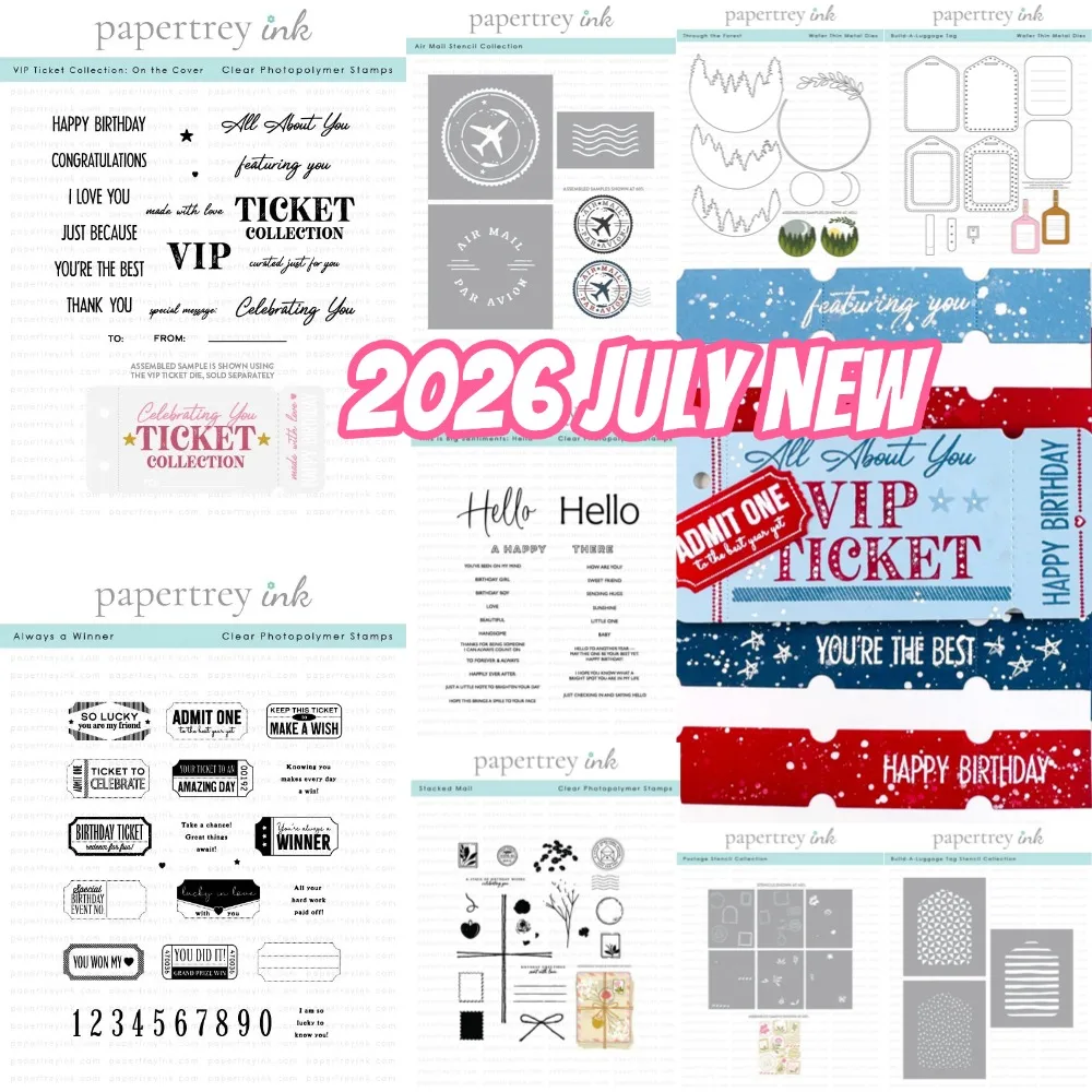 2026 Build-A-Luggage Tag Metal Cutting Dies and Clear Stamps cut die mold blade knife punch Scrapbook Paper craft stencils dies