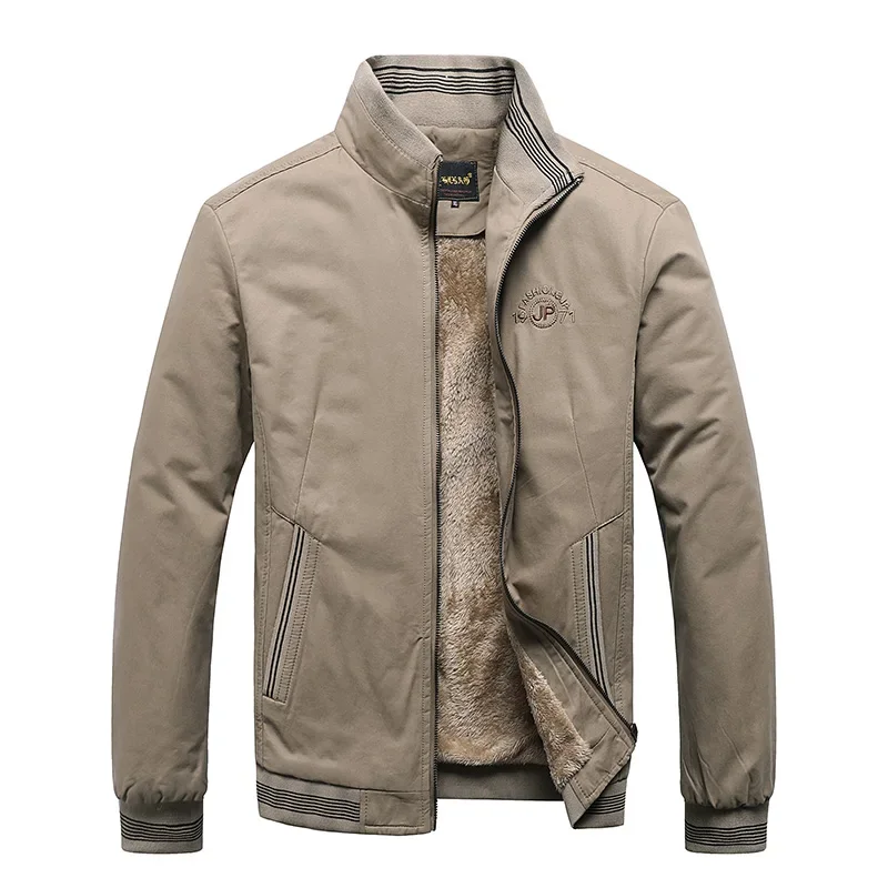 

Поп-220, осенние мужские куртки из 100% хлопка Chaqueta, повседневные однотонные модные винтажные теплые жилеты, пальто высокого качества, зимняя куртка M-5XL
