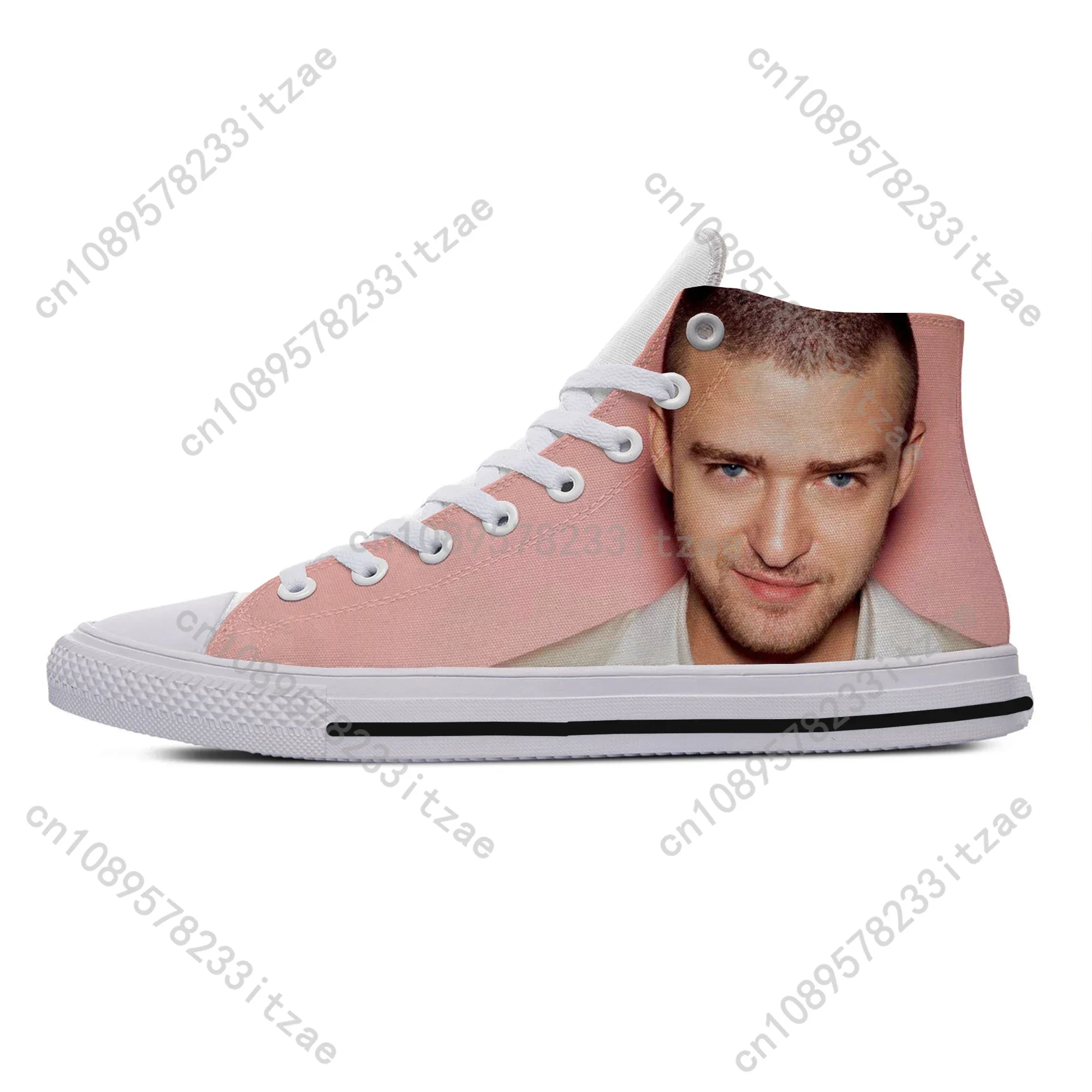 Hot Cool Summer Justin Timberlake Eminem Leisure Shoes Men Women Hip Hop Comfortable Canvas Shoes High Help Classic Board Shoes