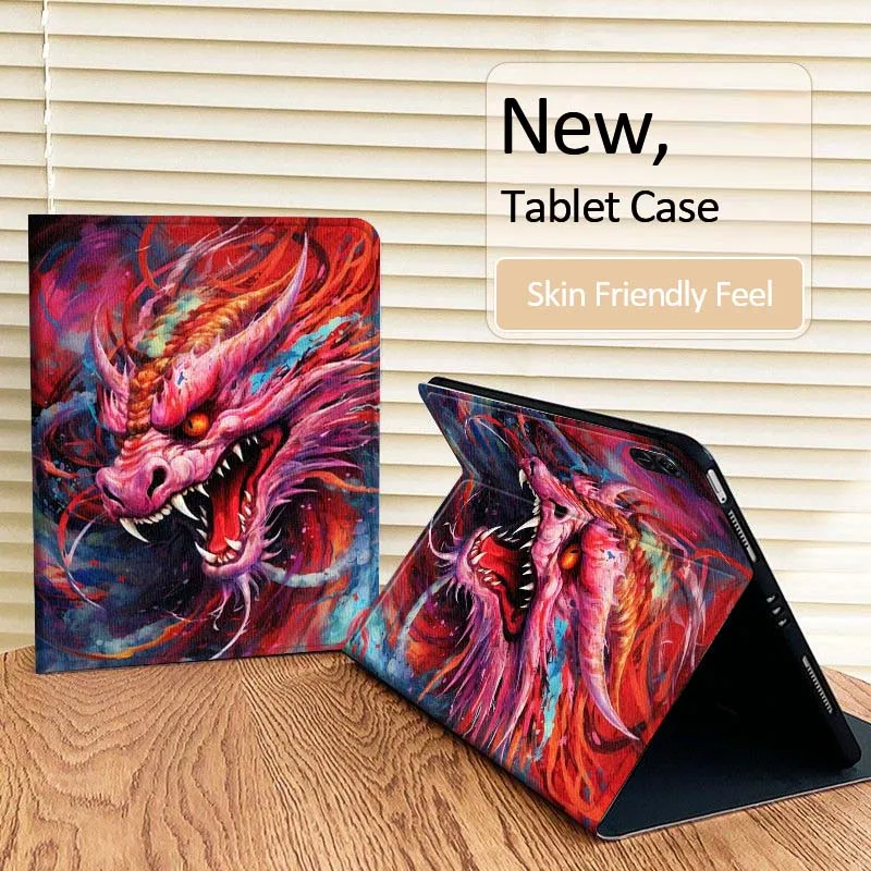 

Anime Dragon Art Cool Tablet Case For Huawei MatePad Pro Air 12 X Honor Pad 8 V8 9 13 GT GT2 3 12.6 13.3 Inch