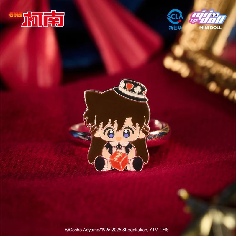 Minidoll Detektyw Conan Magic Stage Series Q-Baby Ring Series Blind Box Oficjalna Autoryzowana Dekoracja na Biurko Prezent Cosplay