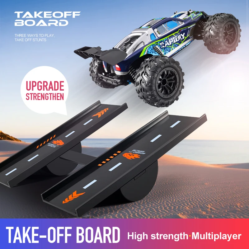 Portable Quick Installation Jump Stunt Slope For RC Cars Truck Truggy Buggy Take-Off Boards