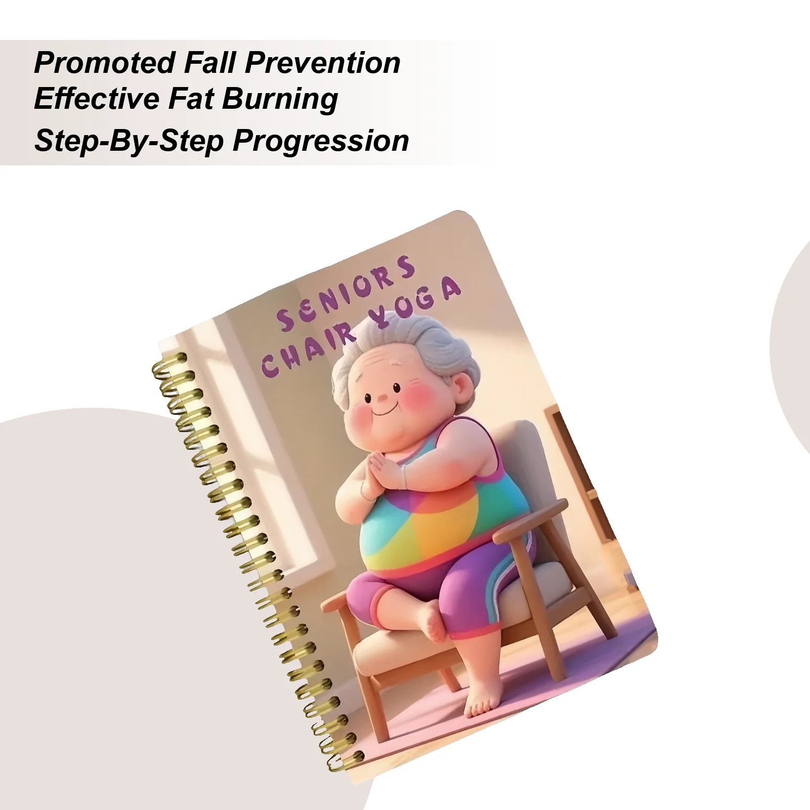 

Chair Yoga For Seniors Senior Fitness Books Fitness Planner For Balance Training Weight Loss Diet Elderly Daily Health Men Home