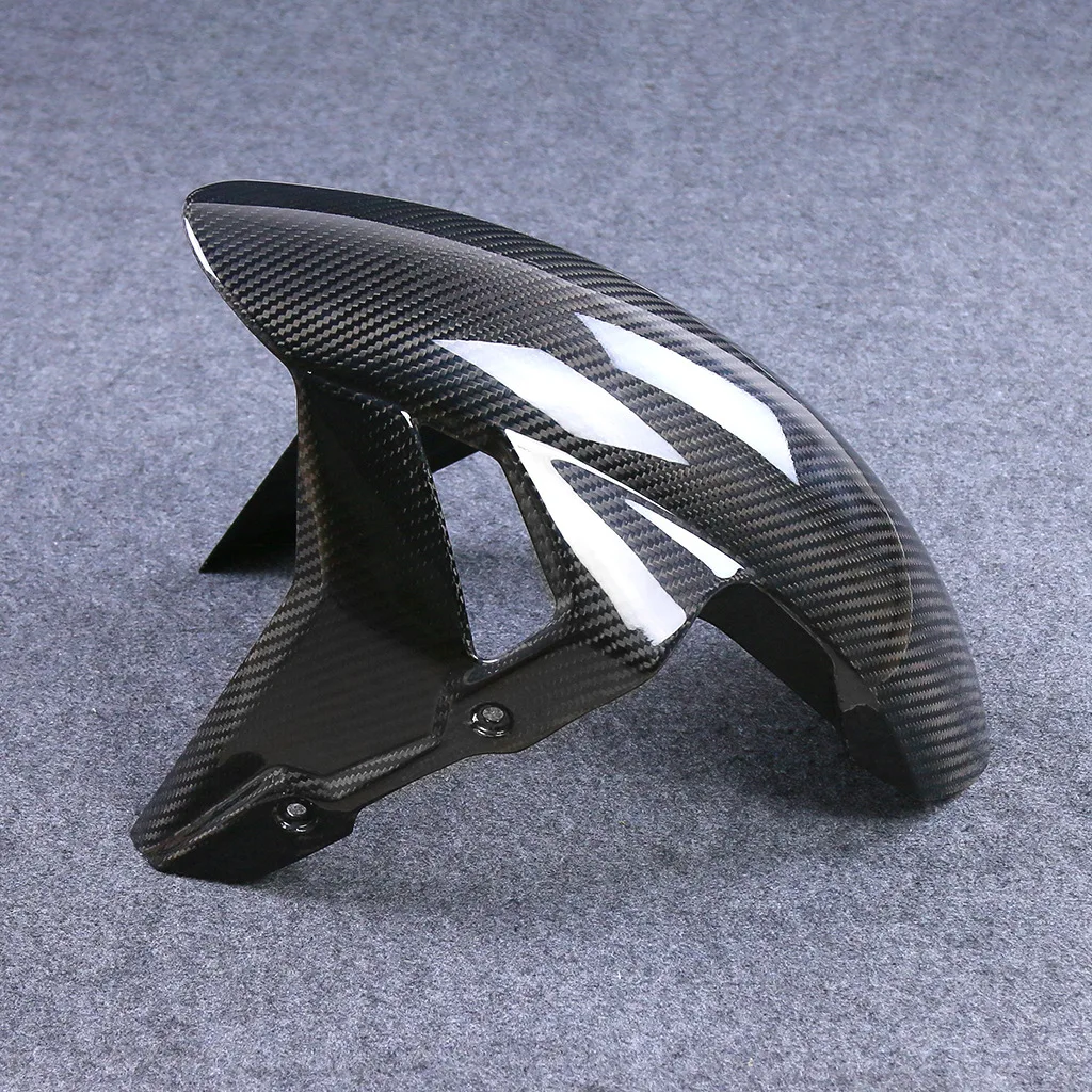 Real Carbon Fiber Motorcycle Front Fender Mudguard Guard For BMW F900R F900XR S1000RR 2021 - 2025 S1000XR S1000R HP4 Accessories