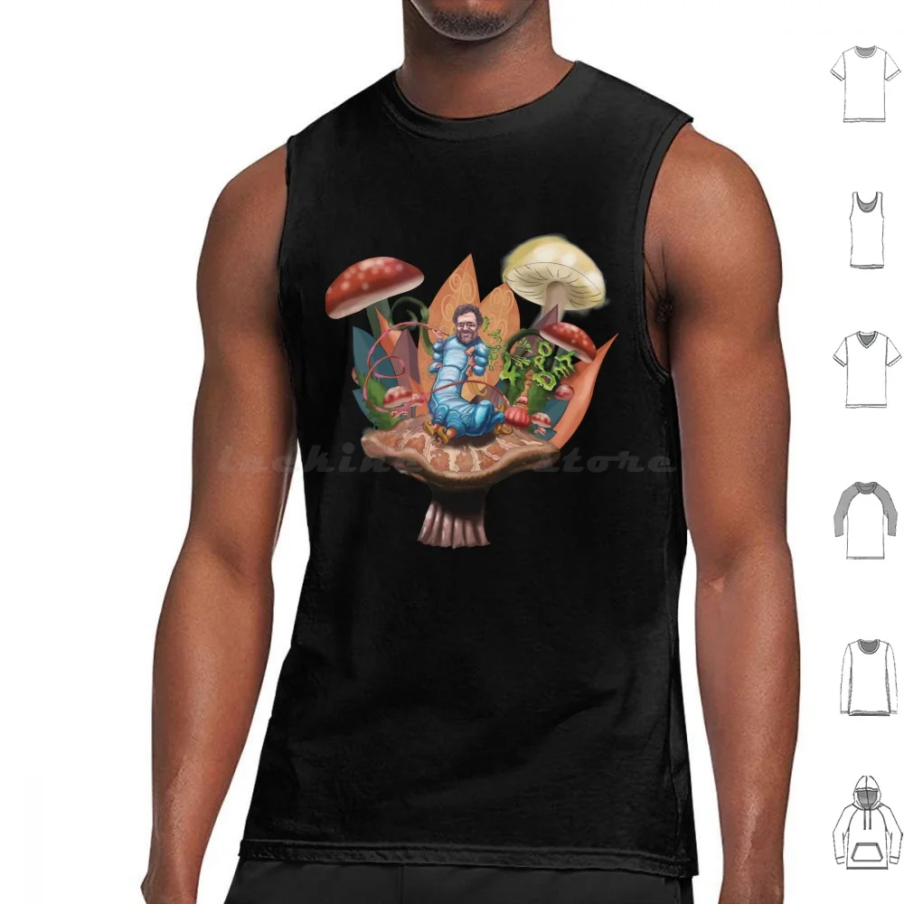 Terence In Tank Tops Print Cotton Terence Mckenna Dmt Psychedelic Lsd Mckenna Mushrooms Psychonaut Terence Psilocybin