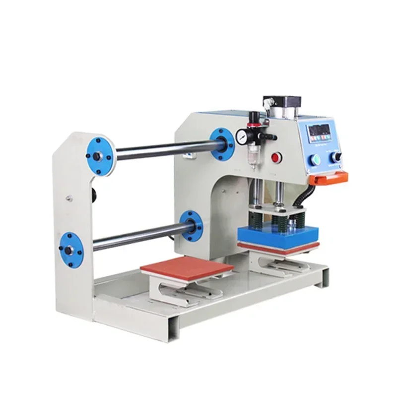 LY Pneumatic Heat Press Machine DIY T Shirt Phone Case Pillow Cover Logo Printer Heat Sublimation Transfer Double Station