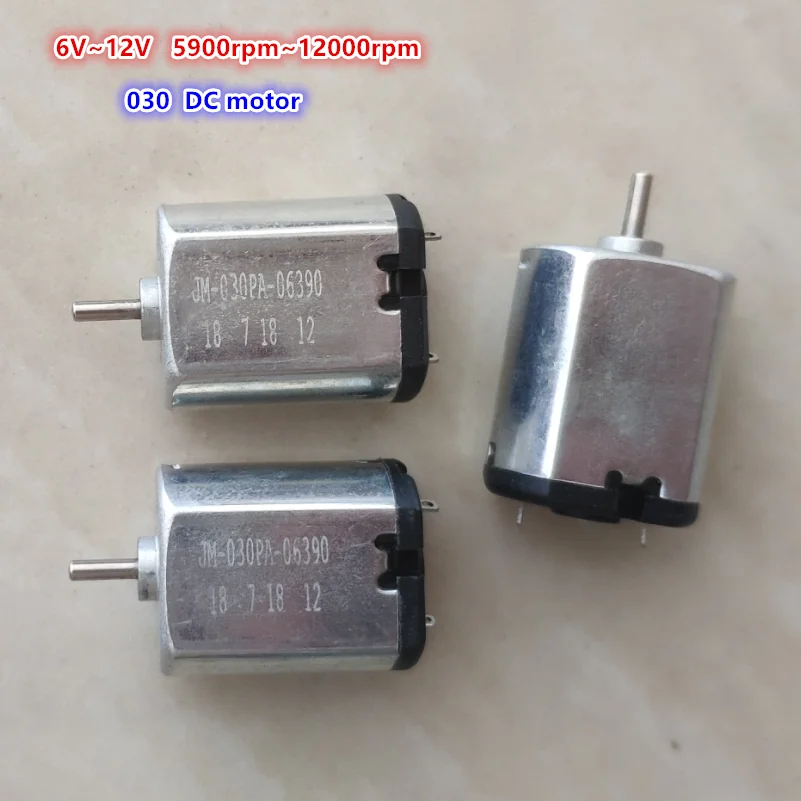 Brand new FK-030PA 12V 12000rpm high speed 030 DC motor 6V~12V metal brush quiet motor~