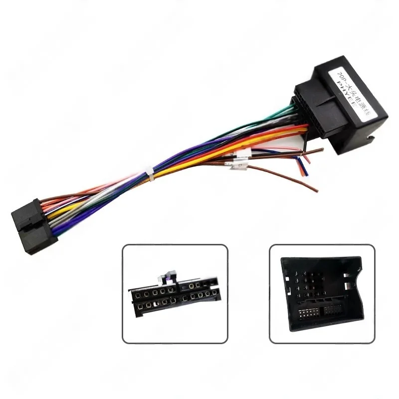 Адаптер жгута проводов радио с 20-контактным разъемом Quadlock, 40-контактный разъем Quad Lock, для Volkswagen Seat Skoda BMW Ford