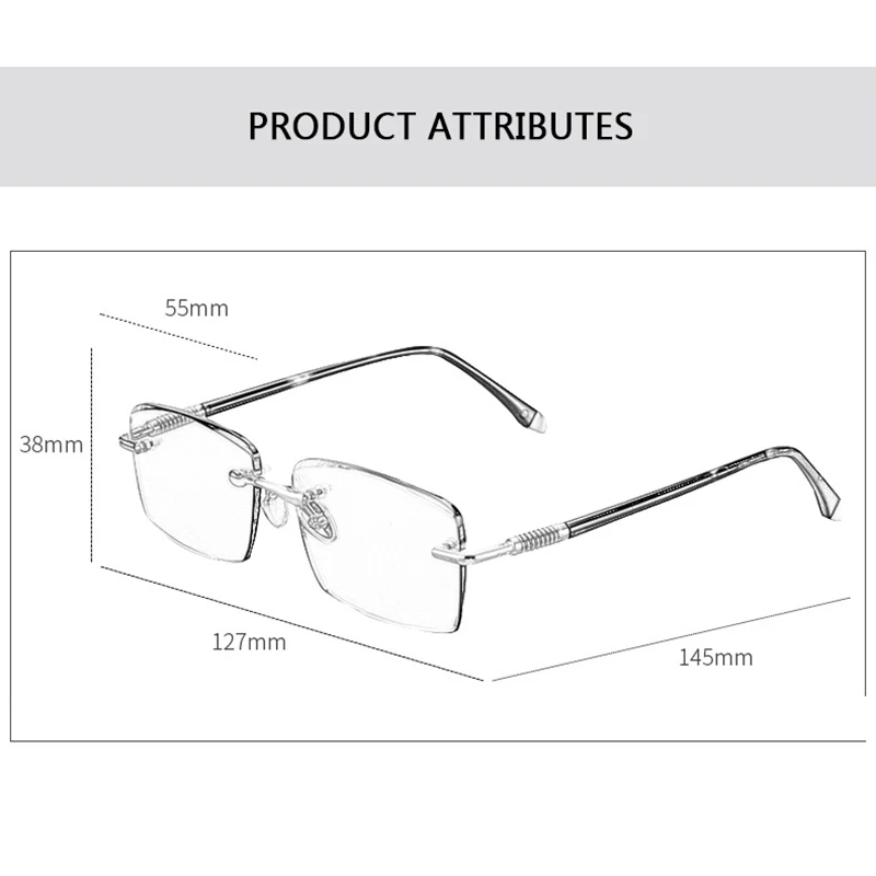 Occhiali da sole in vetro cristallo senza montatura uomo Business occhiali da sole in pietra naturale donna lenti minerali montatura in acetato