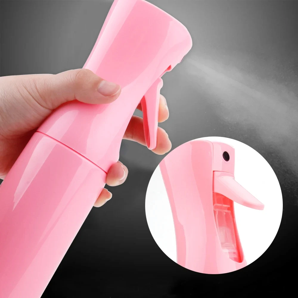 300ML Continuous Hair Plant Mist Spray Bottle Mist Spray Bottle Mist Bottle for Curly Hair Styling Product Plant Barber