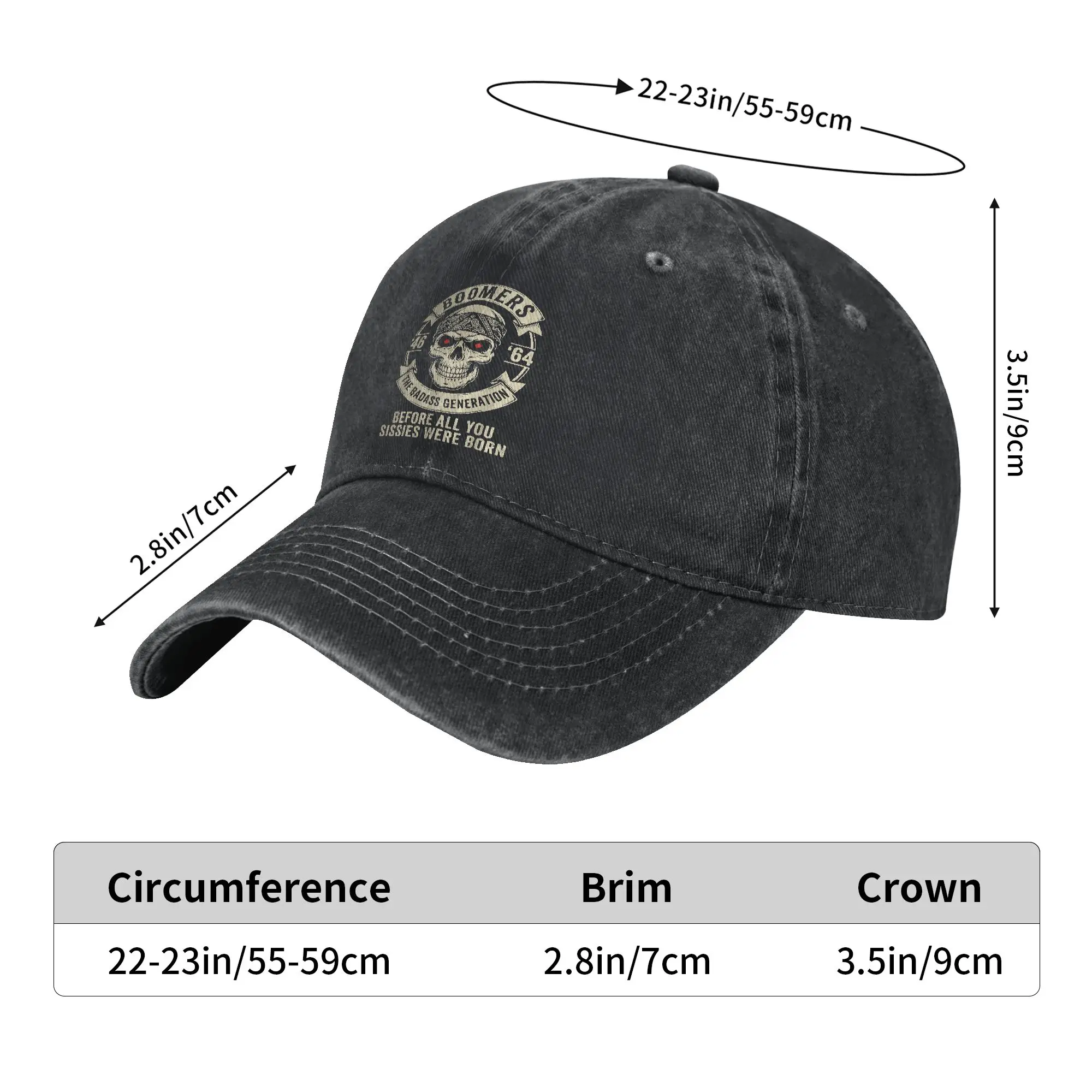 Boomer Generation Badass Before All You Sissies were Born Casual Baseball Cap  Outdoor Sports Trucker Hat Summer Sun-Proof  Cap