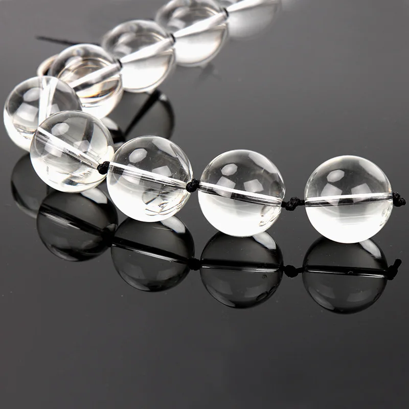 4size Anal Glass Beads Long 3cm  Big Anal Plug Crystal Glass Ball Butt Plug Expander Erotic Gay Sex Toy Anal Stimulate Ball