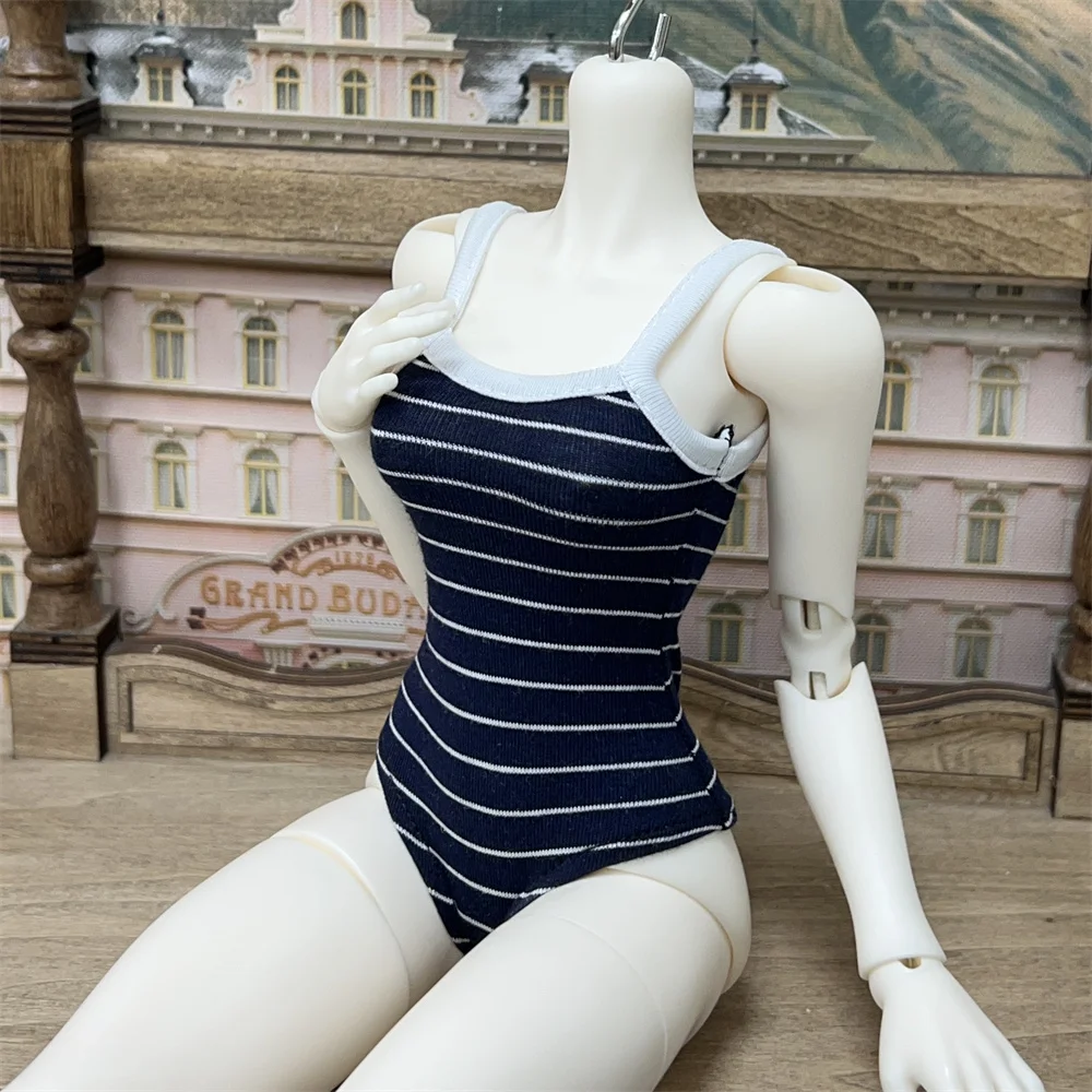 BJD Doll Toy Clothes Swimsuit Set Girls 1/3 1/4 Soft Elegant Blue Formfitting Strappy Onesie Simple Daily Gifts Doll Accessories