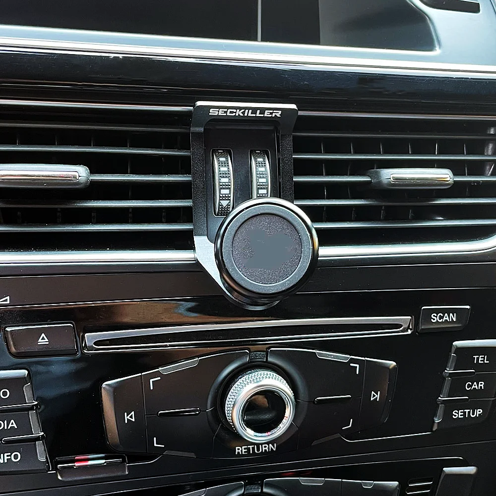 Soporte de teléfono móvil para coche, accesorio con imán para rejilla de ventilación, giratorio 2009, para Audi A4, A5, Q5, B8, B8.5, a 360 años 2016