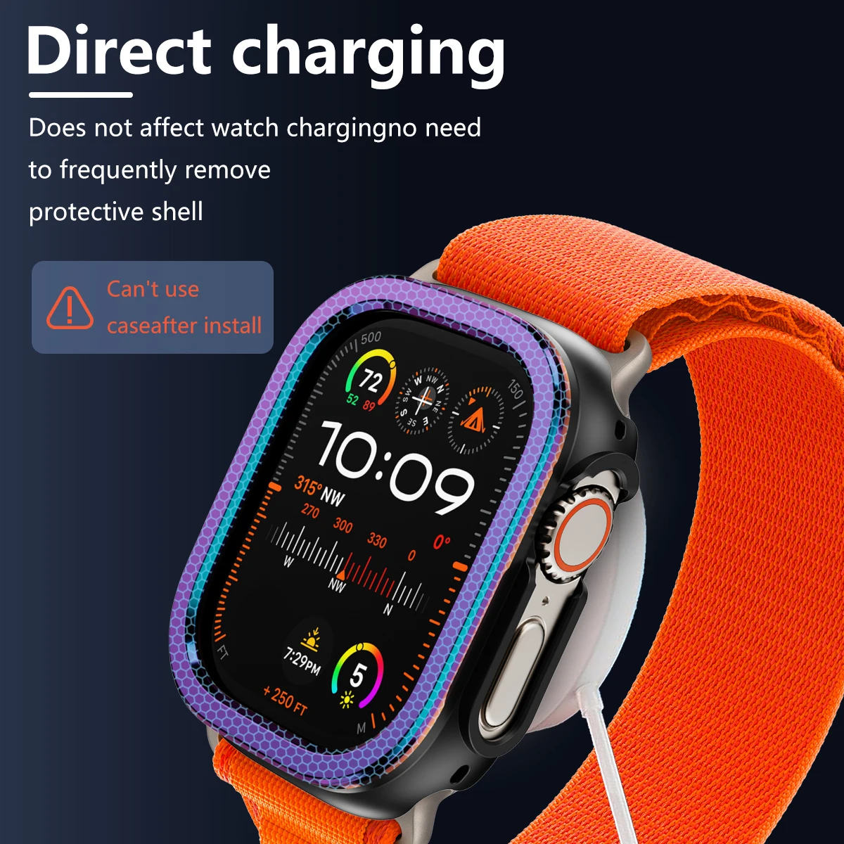Case + Bezel for Apple Watch U - Metal Bumper Aluminum Frame Case review and price