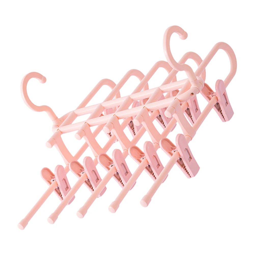 

Multifunctional Pants Rack PP Hanger Storage Closet ganizer Trousers Space Saver Double Hook Wardrobe Seasonal