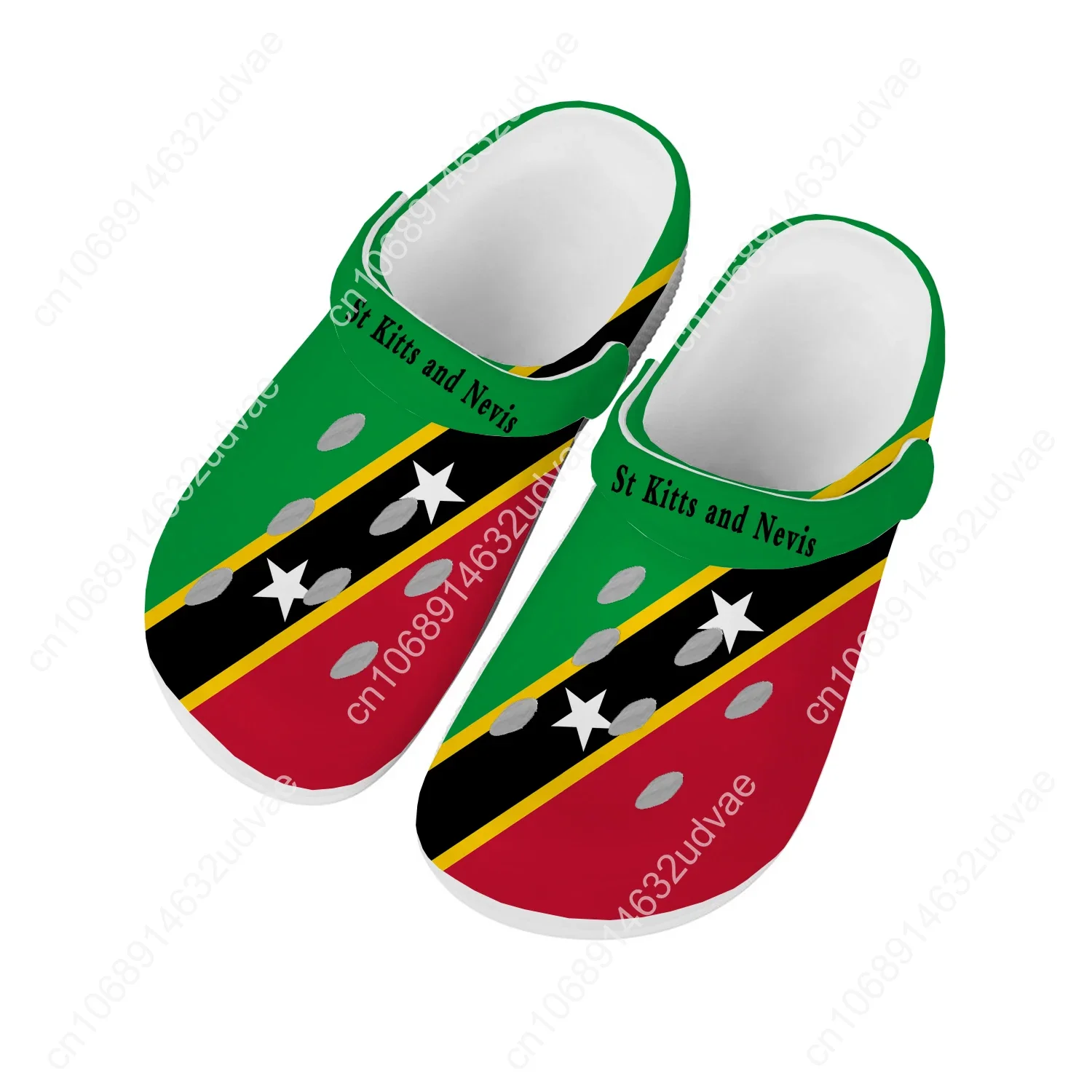 

St Kitts and Nevis Sandals Men Women Teenager Fashion Water Shoes Garden Breathable Comfort Beach Custom Slippers
