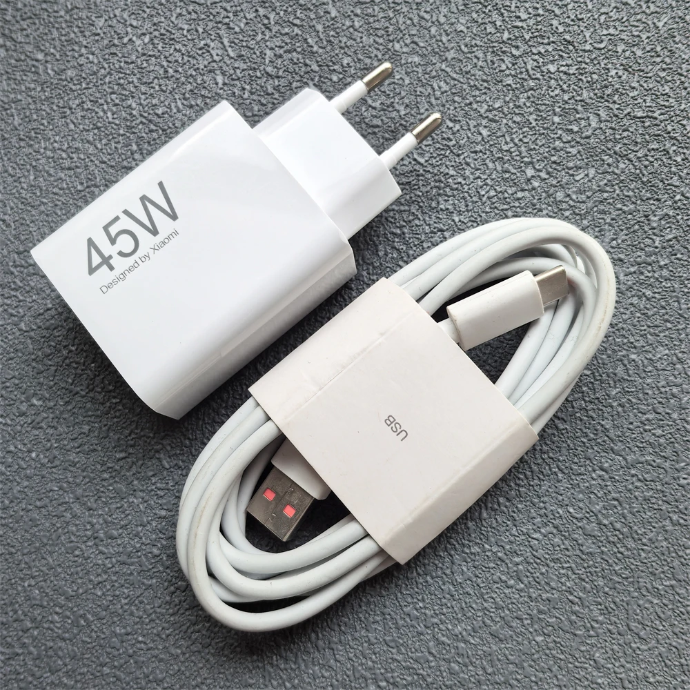 Xiaomi純正 45W EU充電器 ターボ急速充電アダプター 6A 1/1.5/2M Type