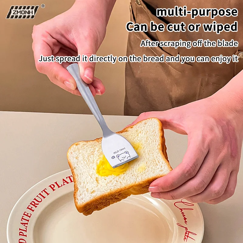 Cuchillos para Untar Mantequilla de Acero Inoxidable, Cuchillos para Untar Sándwiches, Raspadores para Mantequilla, Crema de Queso y Mermelada