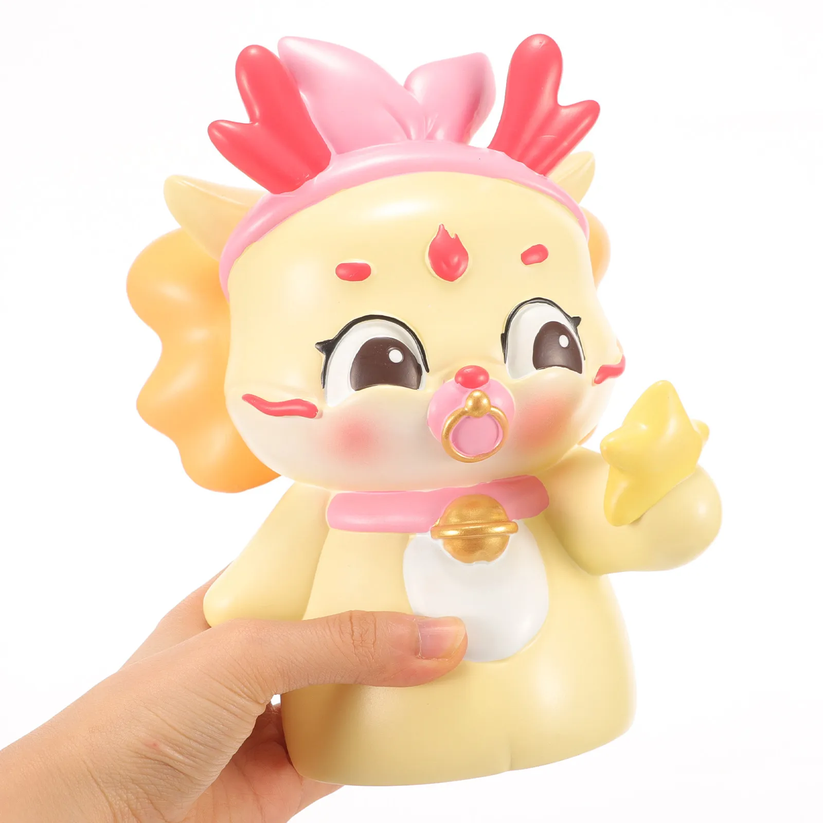 

Chinese New Year Money Bank Dragon Decor Cartoon Child Toy Saving Pot Model Piggy