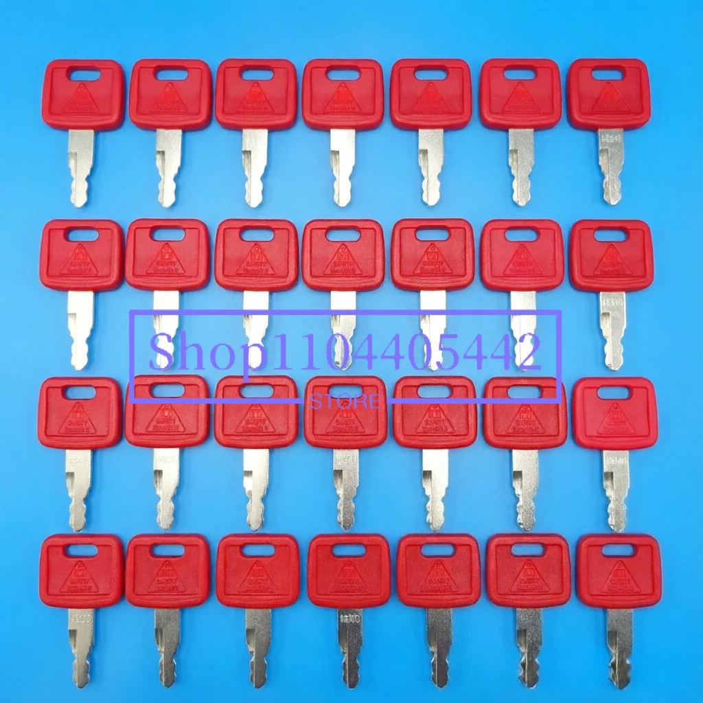 Case Holland AT194969 AT147803 50 Pcs H800 Excavator Ignition Starter Switch Key for