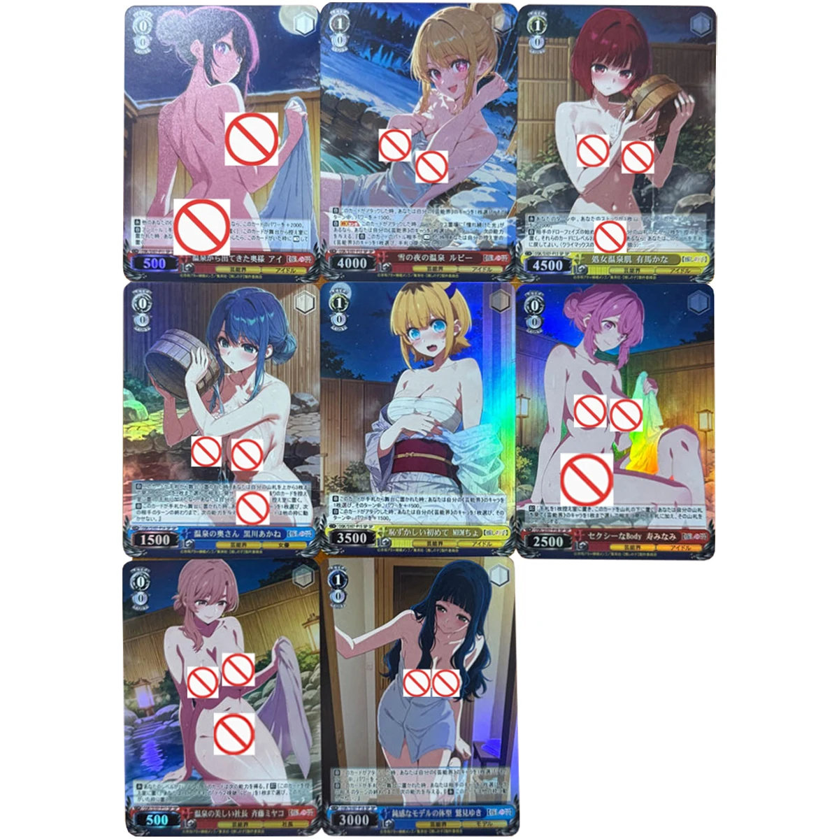 Diy hecho a sí mismo 18 unids/set Chica de Anime Cynthia Tifa Nami Rem chun-li Haruno Sakura tarjeta Flash colección de Anime clásico tarjeta de regalo juguete