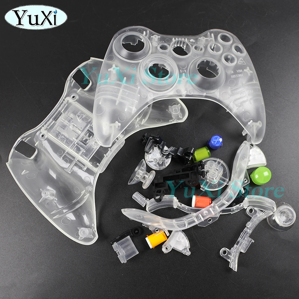 حافظة بديلة شفافة كاملة لوحدة تحكم PS4 Pro Slim PS5 لأجهزة Xbox One Slim Xbox Series XS Xbox 360 NGC