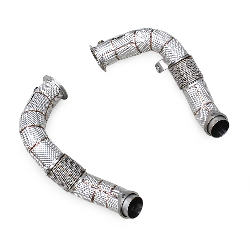 

Stainless Steel Straight Exhaust Pipe For BMW X5M/X6M E70/E71 4.4TT 2010-2014 Heat Shield Exhaust System