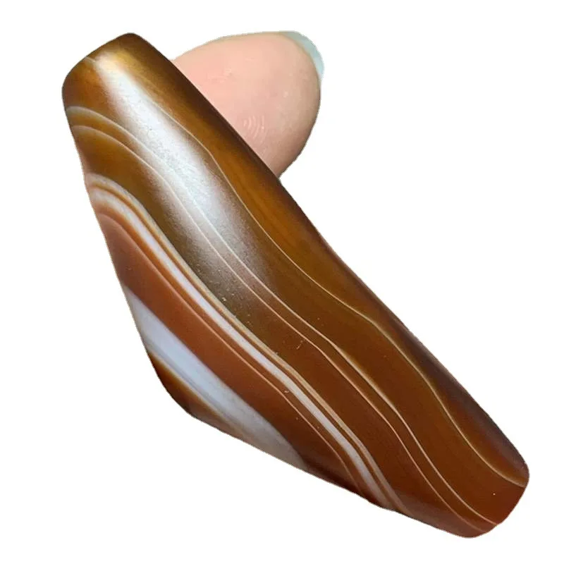 حبات قرن التبت ، قلادة حجم ، خيوط لا. ، Agate من Agate