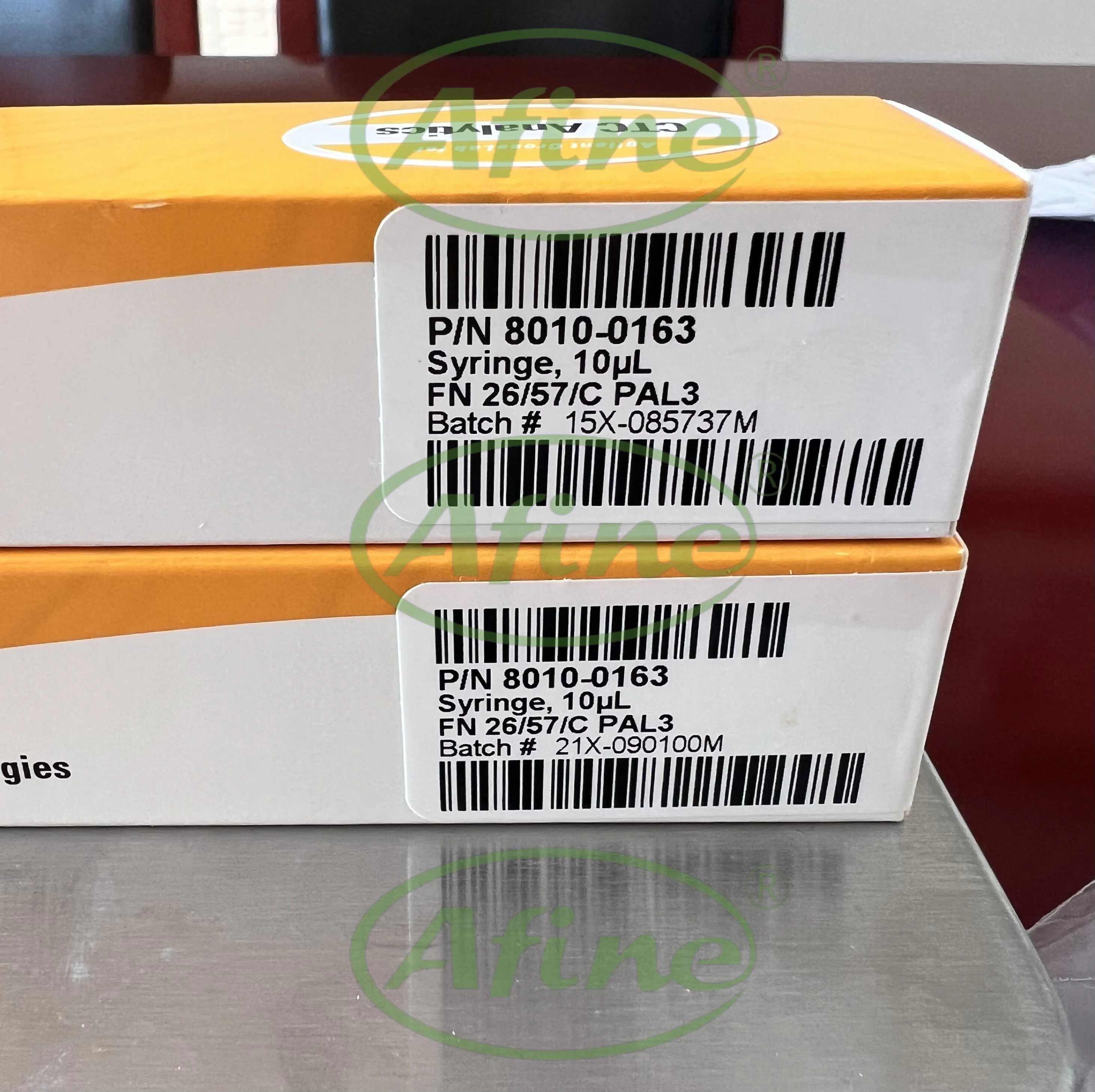 

AFINE CTC Autosampler Syringes,8010-0163 Agilent Autosampler Syringes for CTC, 10 µL, Fixed Tip, 26 gauge, 57 mm