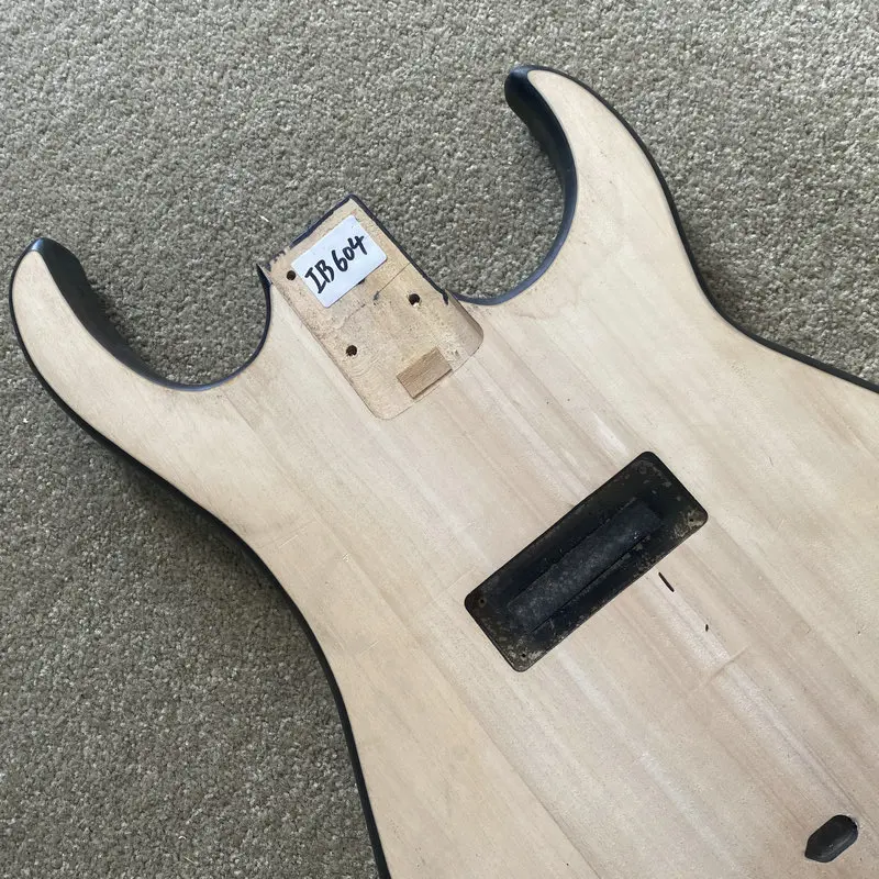 IB604 for Decoration Electric Bass Guitar Body in Solid Basswood with Paints Problems DIY Replace USE