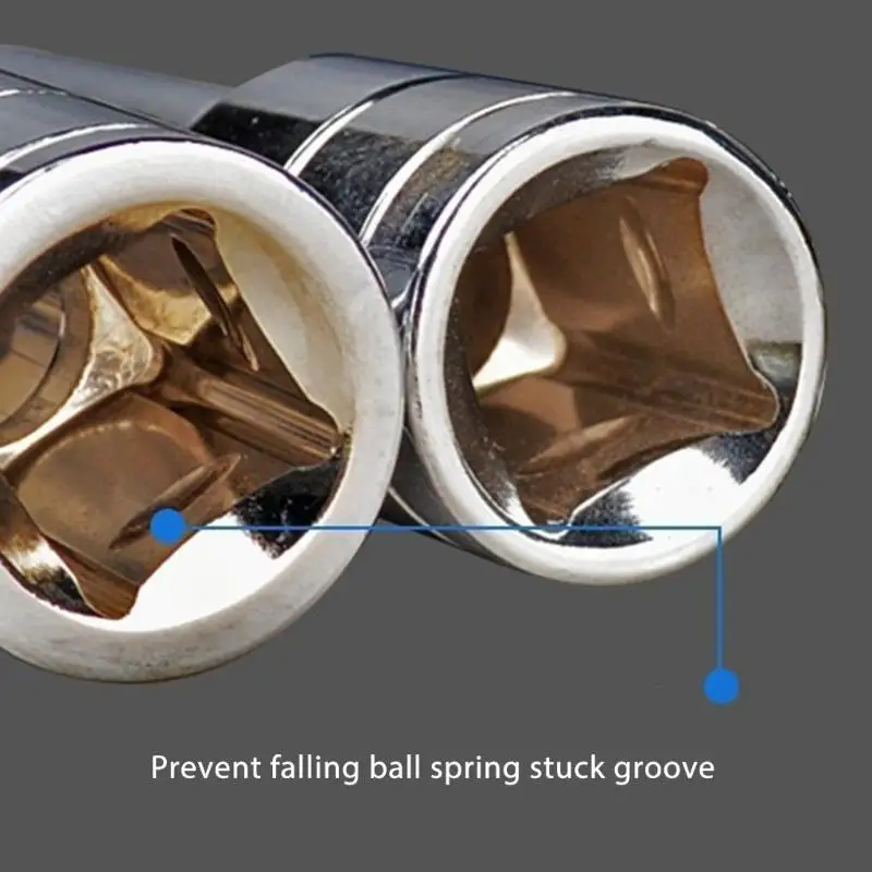 

R9UF 11Pcs Socket Adapter Drive Ratchet Wrench Socket Socket Bit Hexagonal