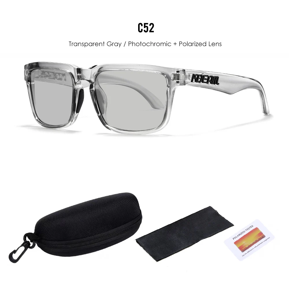 2025 Kdeam Polarisierte Sonnenbrille für Männer Frauen Mode Unisex Marke Trendy Outdoor Brillen Für Paar Spiegel rote Linse 4