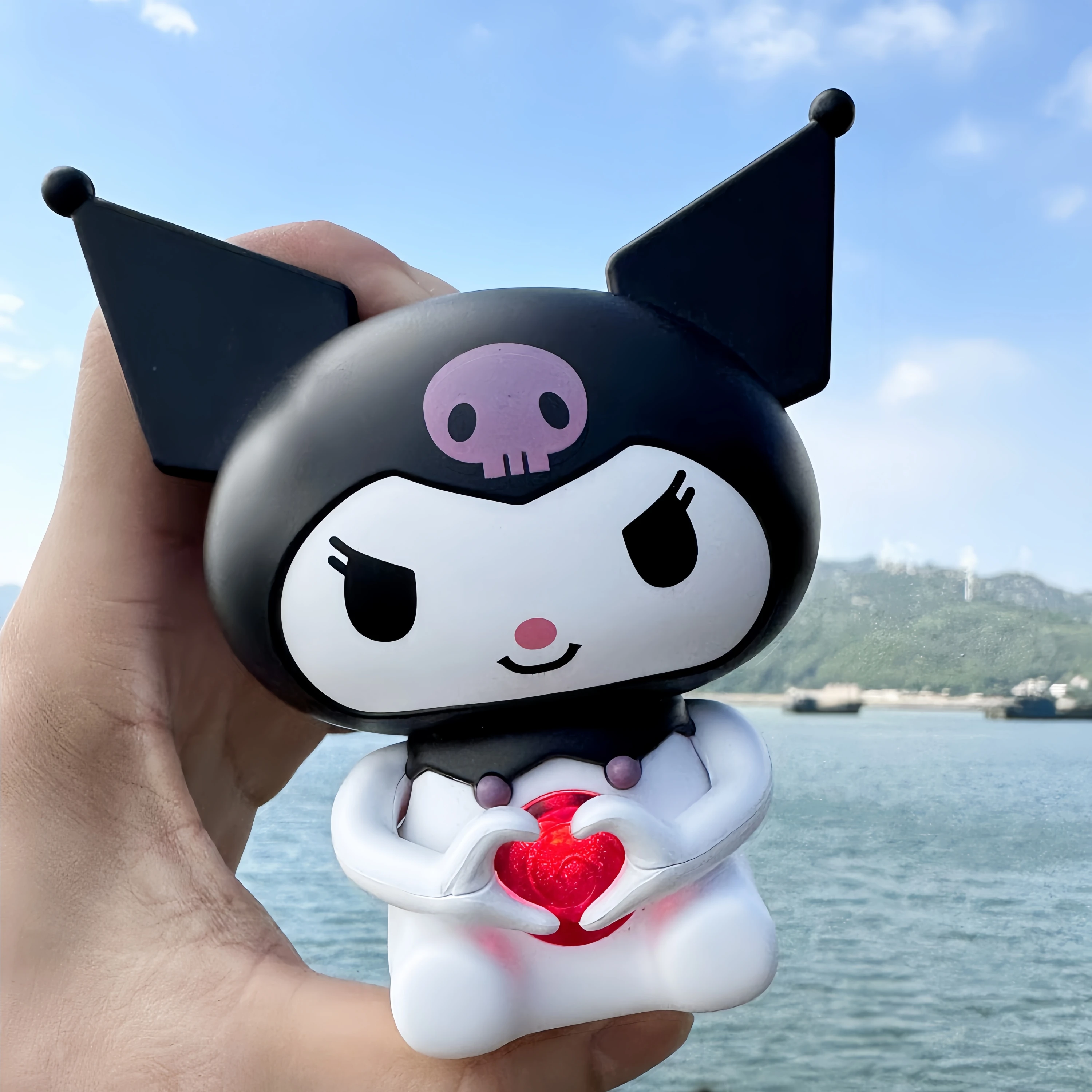 Sanrio Cinnamoroll Model Toy Doll Can Say I Love You Kuromi Figurine Valentine'S Day Love Gesture Gift Deliver Girlfriend Gifts