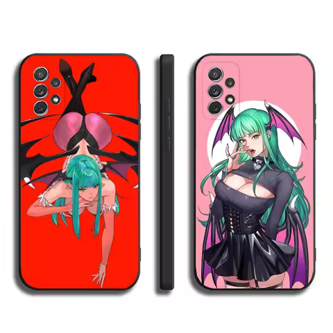 Morrigan Aensland Phone Case For Samsung Galaxy A20,A21s,A22,A31,A32,A52,A53,A72,73,A80,A91Soft Black Cover