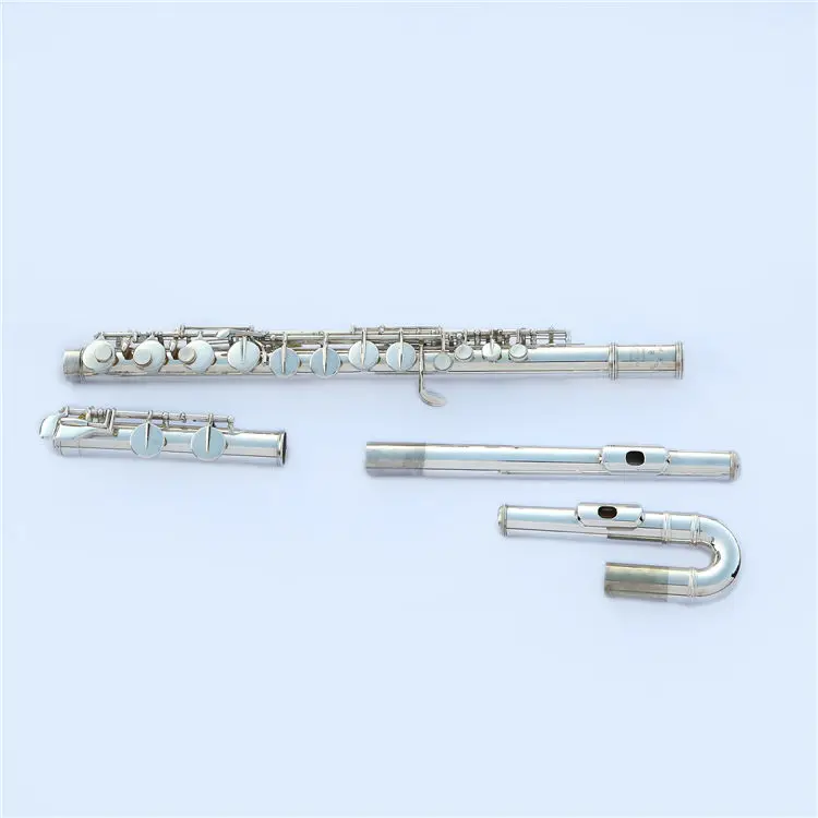 Hot Selling High-quality Affordable Musical Instrument Flute Silver-plated Body Alto Flute