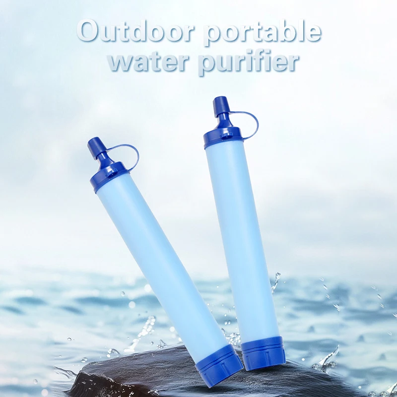 

1/2/4/5 шт. 396 галлонов уличный персональный фильтр для воды 0,01Mi 4-ступенчатая система фильтрации портативный очиститель воды соломинки для выживания