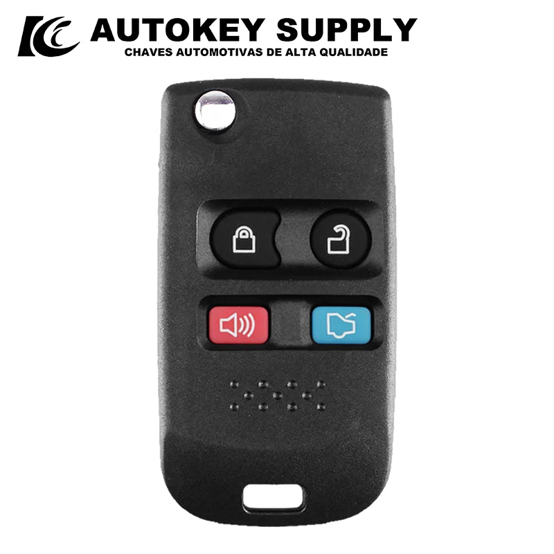 Modified 3 4 Buttons Flip Key Shell Case For Ford Edge Flex Explorer Escape Expedition Focus Lincoln Mercury Navigator F150 F250