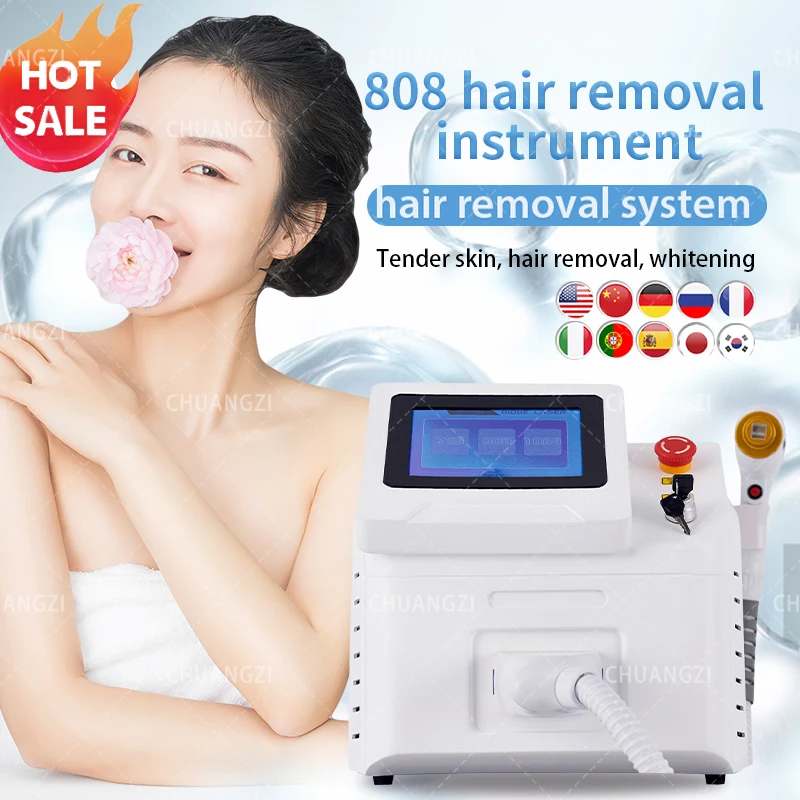 

2000W 808 Diode laser Hair Removal Machine 808 1064 755 Ice Platinum Skin Rejuvenation Permanent Hair Removal Machine for Salon