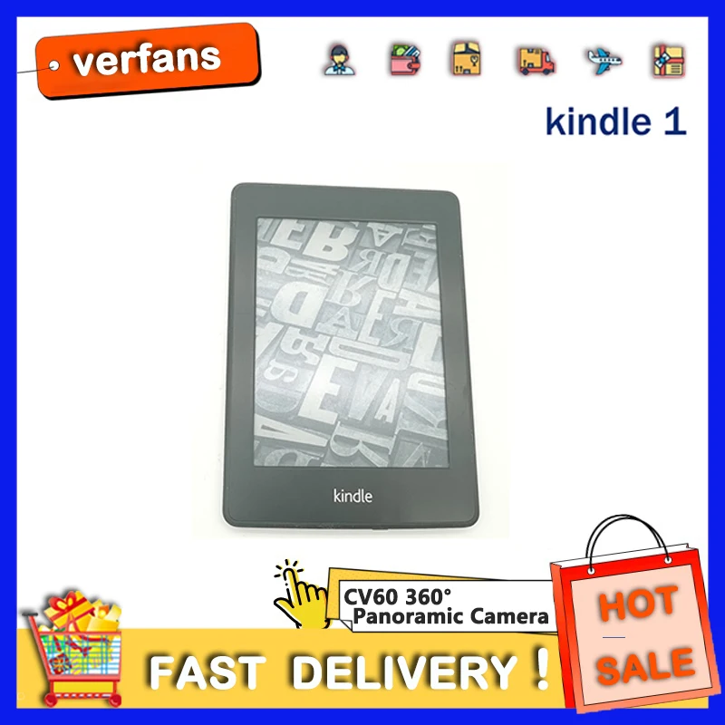 100%Original Kindle E-book Reader Kindle Paperwhite 1 Ereader 6