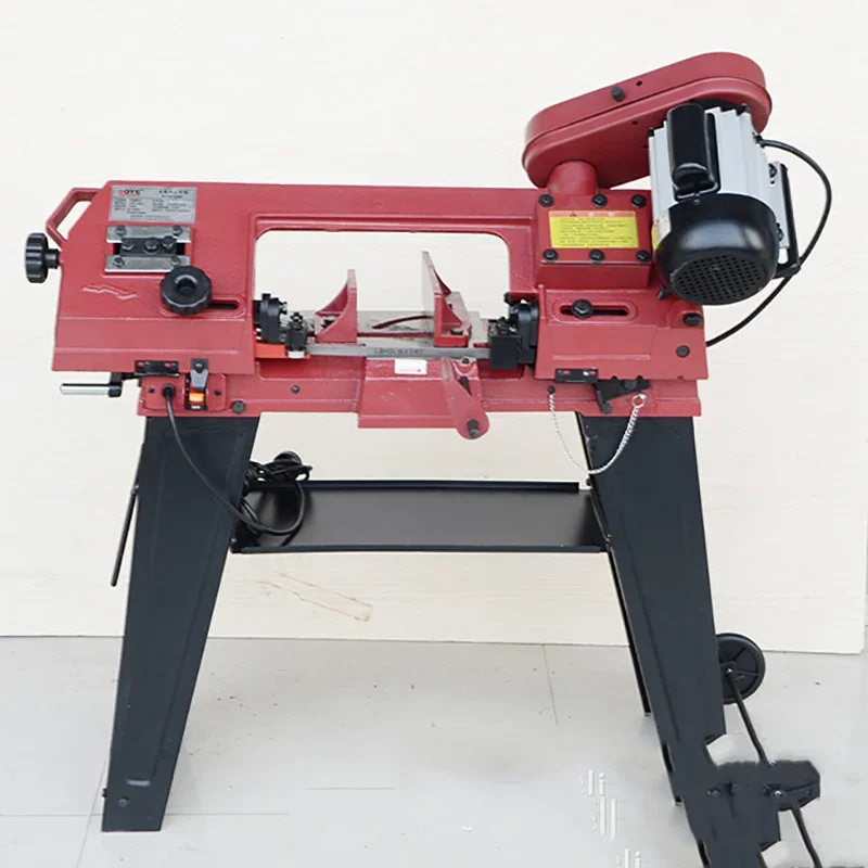 GFW5012 Multifunctional Vertical Metal/Wooden Blade Saw 750W Woodworking Electric Cutting Machine Tool Band Saw Machine