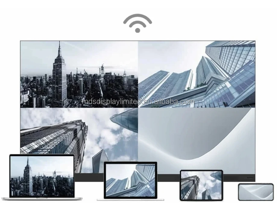 2025 جديد - جيل شاشات LED متحركة وقابلة للطي (P1.25، P1.56، P1.86) لغرف الاجتماعات