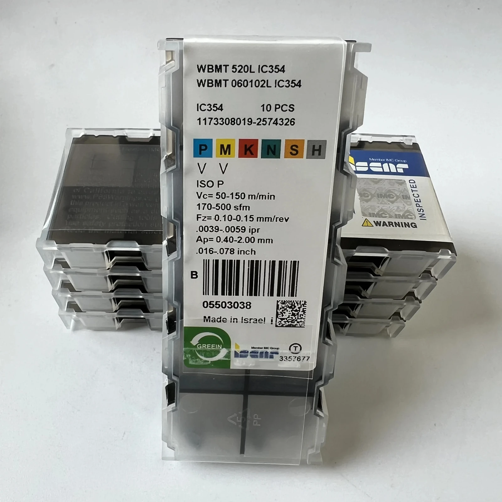 

WBMT060102L IC354 / Industrial indexable Carbide Inserts 10 Pcs