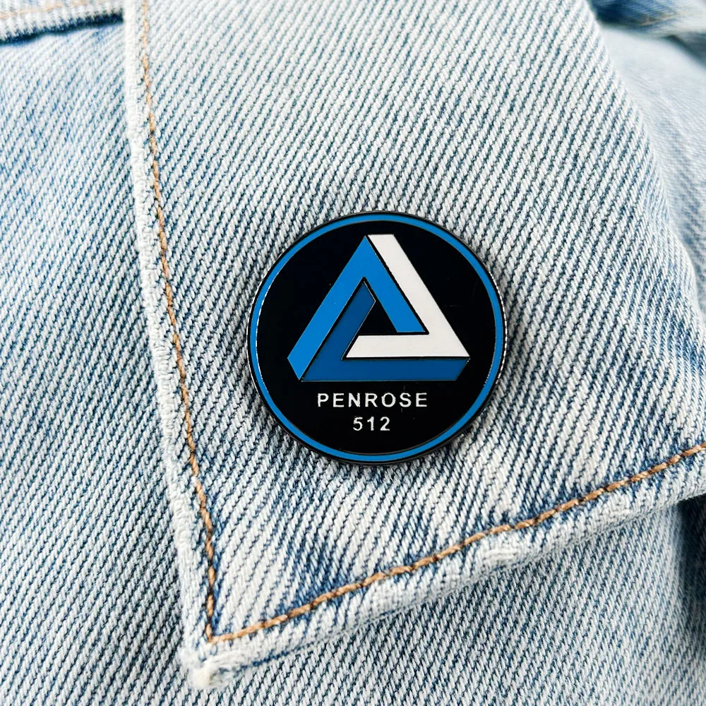 Operation Penrose 512 Logo Badge Survival Horror Games SIGNALIS Enamel Pin Peripheral Gamer Gift