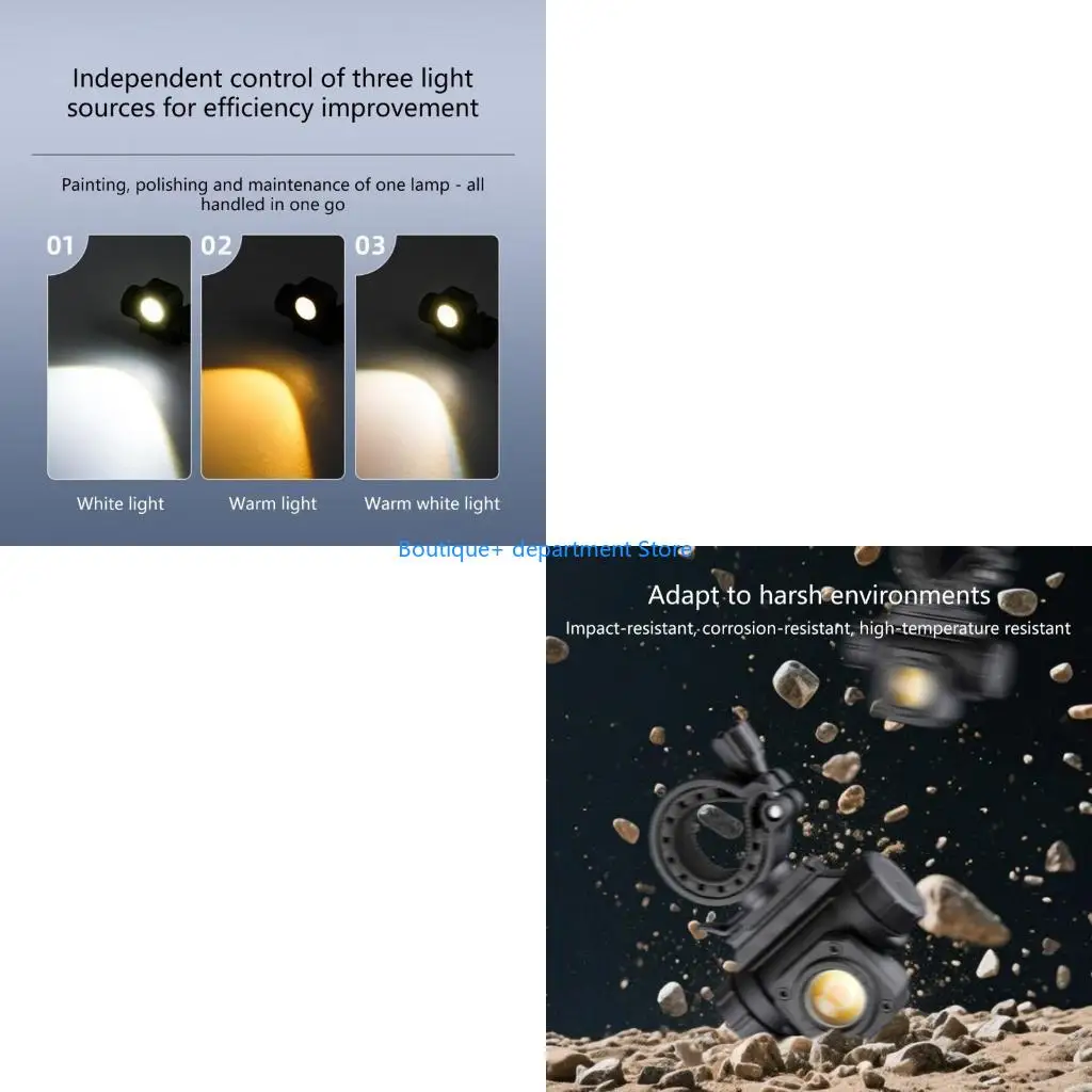 

E1PD Инструмент для рисования Свет 450LM Яркость Водонепроницаемые пистолеты-распылители Легкая насадка